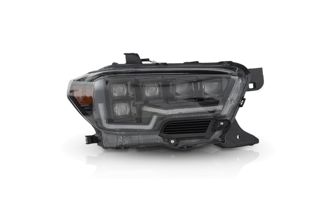 CHATT0682-GBC-SQ – WINJET Headlight Assembly, LED Bulb Projector Built-in AtticaSOL LED Chip 75 Watt Bulbs 12 Volts C...